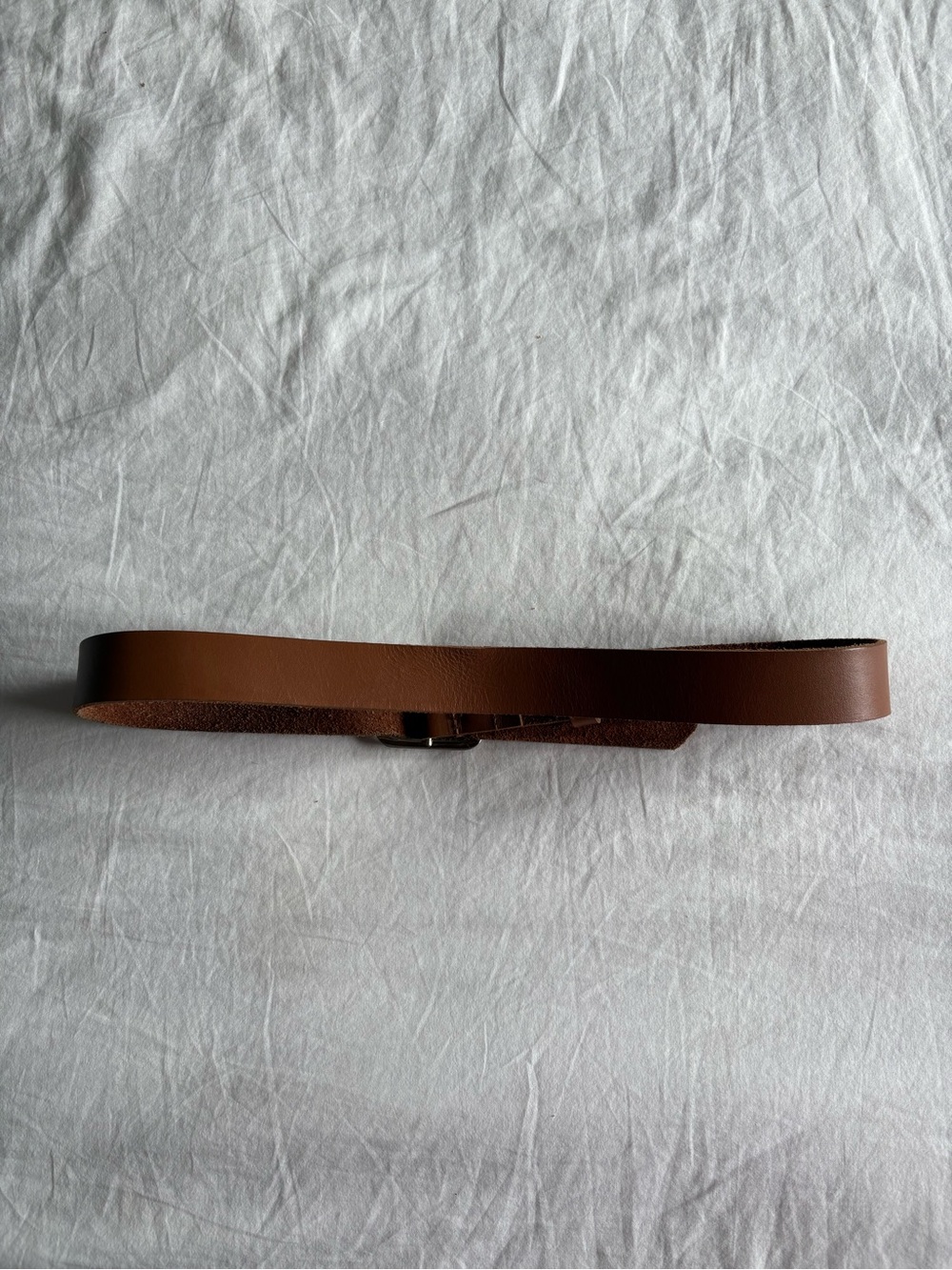 Part Two Classic Brown Women’s Belt with Silver Buckle - Picture 3 of 4